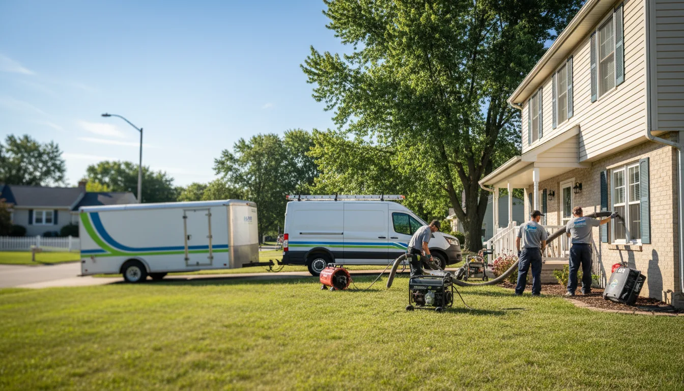 Flooded Basement Restoration And Cleanup With Repair in Minong, WI near me